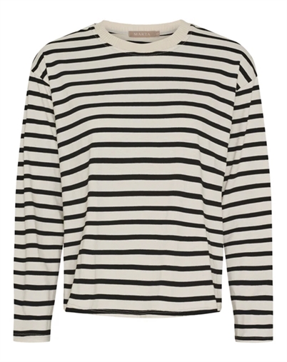 Marta du Chateau - MDCKara Langarmshirt - Black